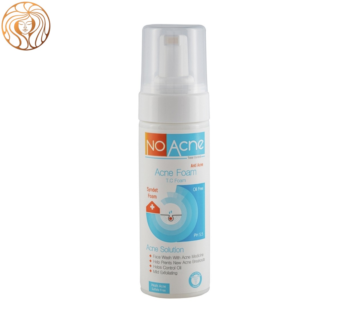 فوم شستشو نو آکنه مدل Acne Solution مناسب پوست چرب و جوش دار حجم 150 میلی لیتر