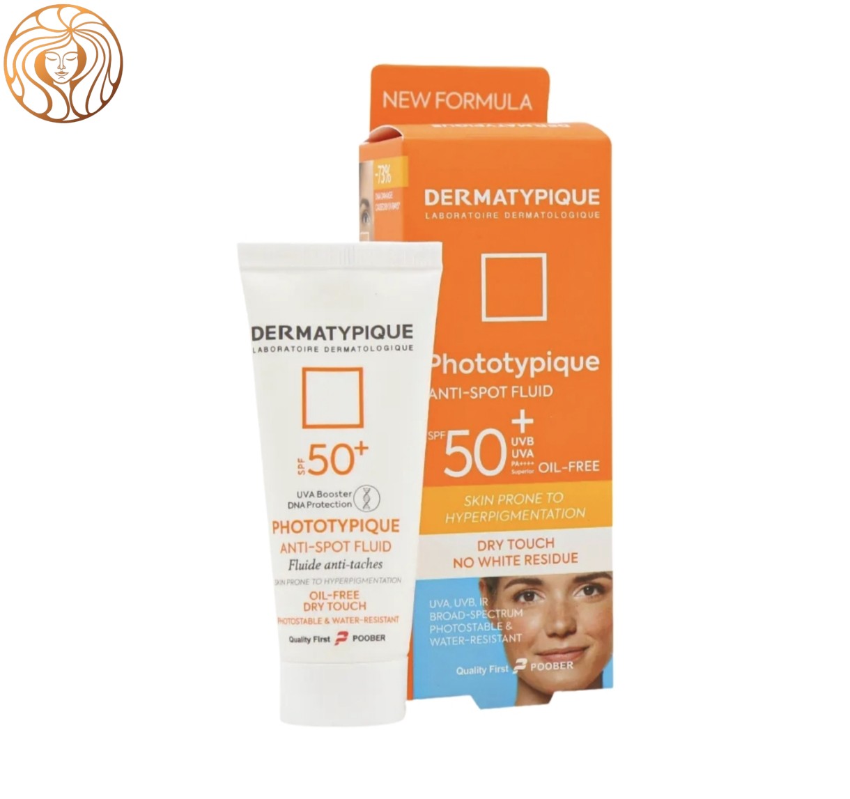فلوئید ضد آفتاب درماتیپیک ضد لک و روشن کننده Anti Spot SPF50