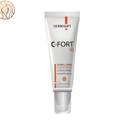 کرم صورت درمالیفت مدل C-Fort مناسب پوست خشک حجم 40 میلی لیتر
