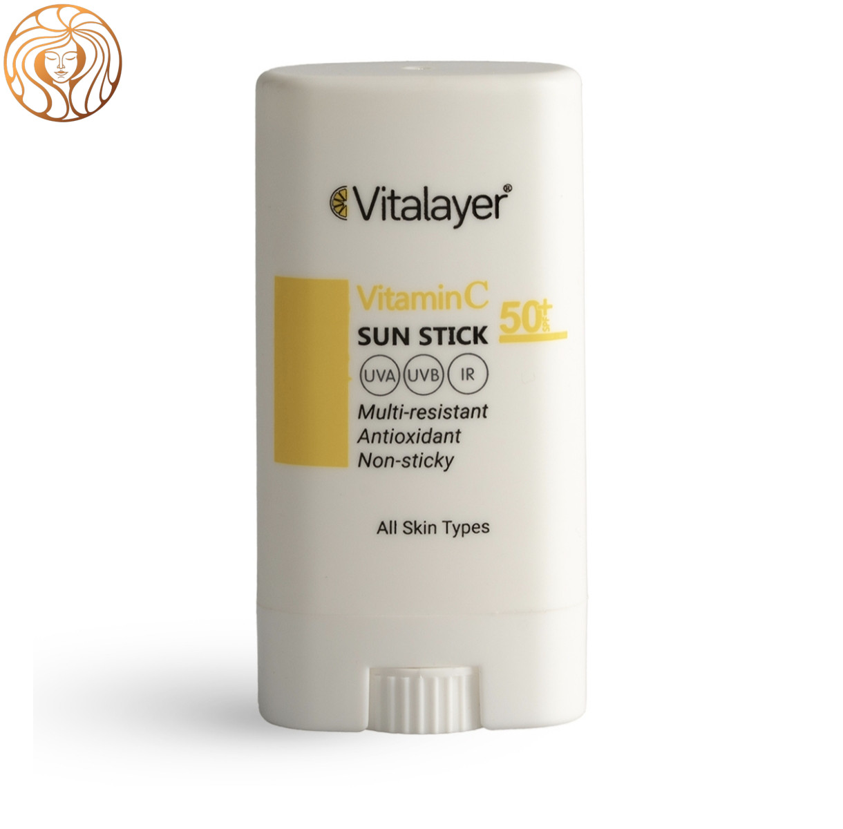 ضد آفتاب استیکی ویتامین سی SPF 50 ویتالیر مناسب انواع پوست