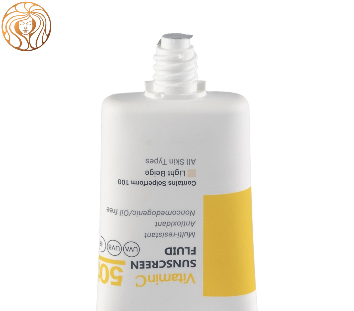 فلوئید ضد آفتاب رنگی ویتالیر مدل Vitamin C حجم 50 میلی لیتر