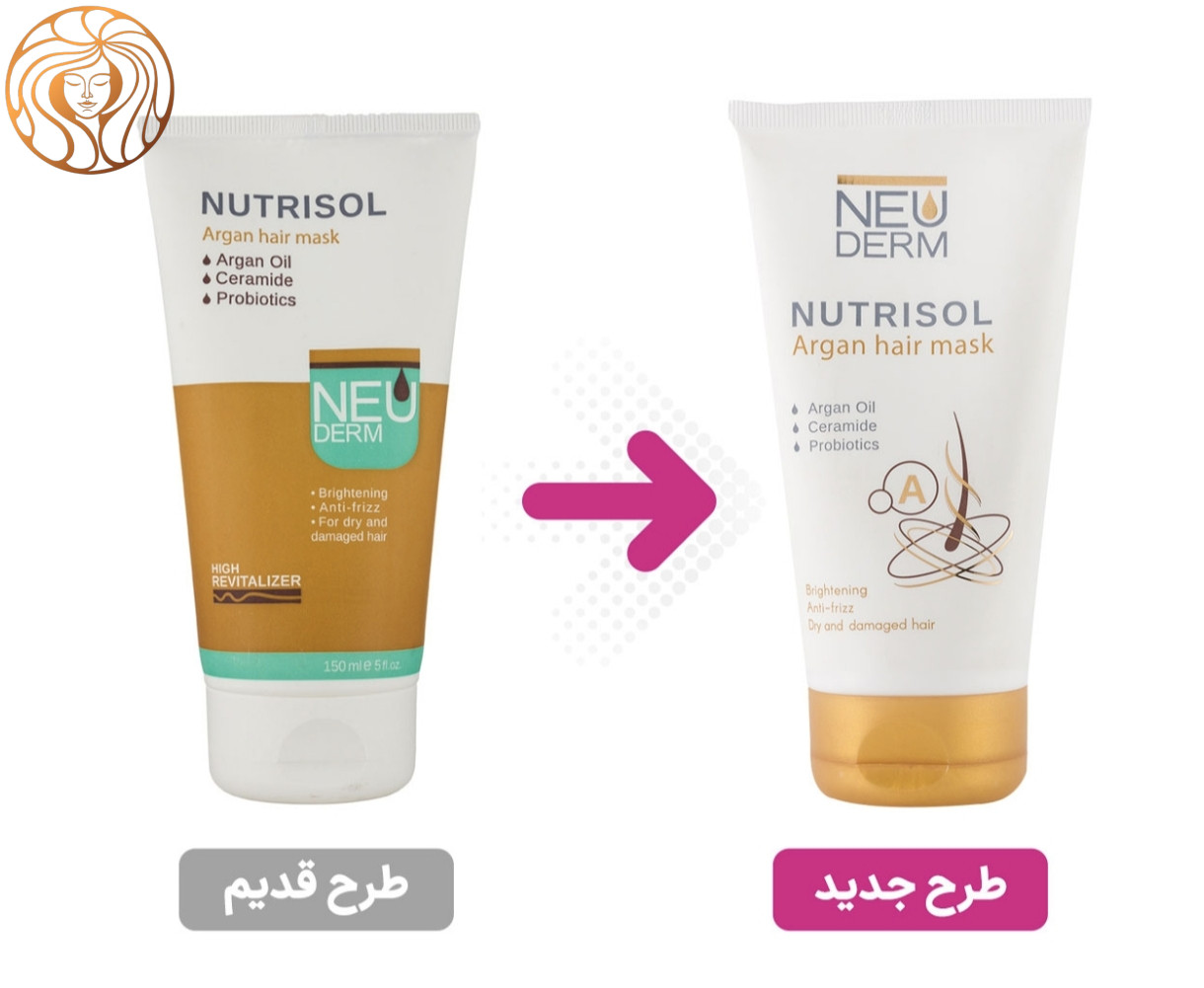 ماسک مو نئودرم مدل نوتریسل حاوی آرگان حجم 150 میلی لیتر