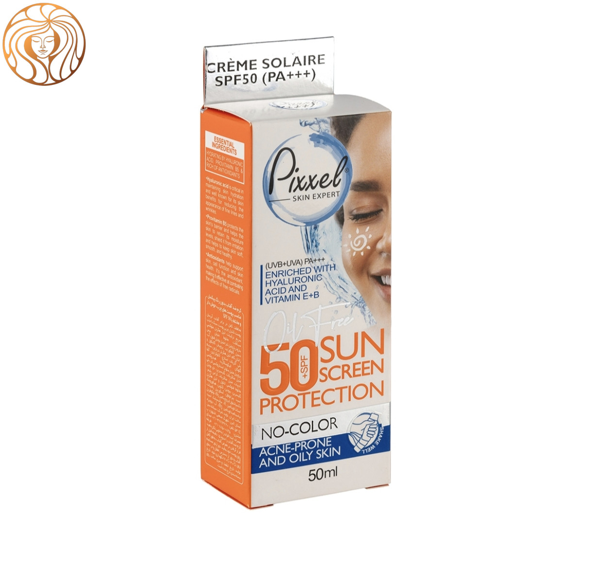 کرم ضد آفتاب بی رنگ پیکسل مدل Oily Acne Prone Skin با SPF50 مناسب پوست چرب حجم 50 میلی لیتر