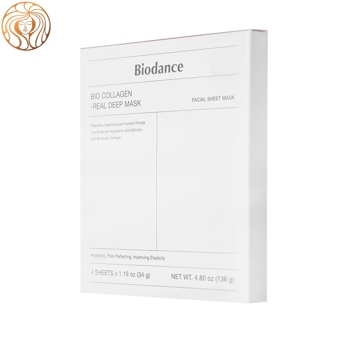 پک 4 عددی ماسک ورقه ای بایودنس مدل Bio Collagen
